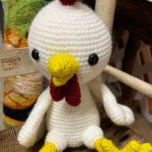 Crochet rooster